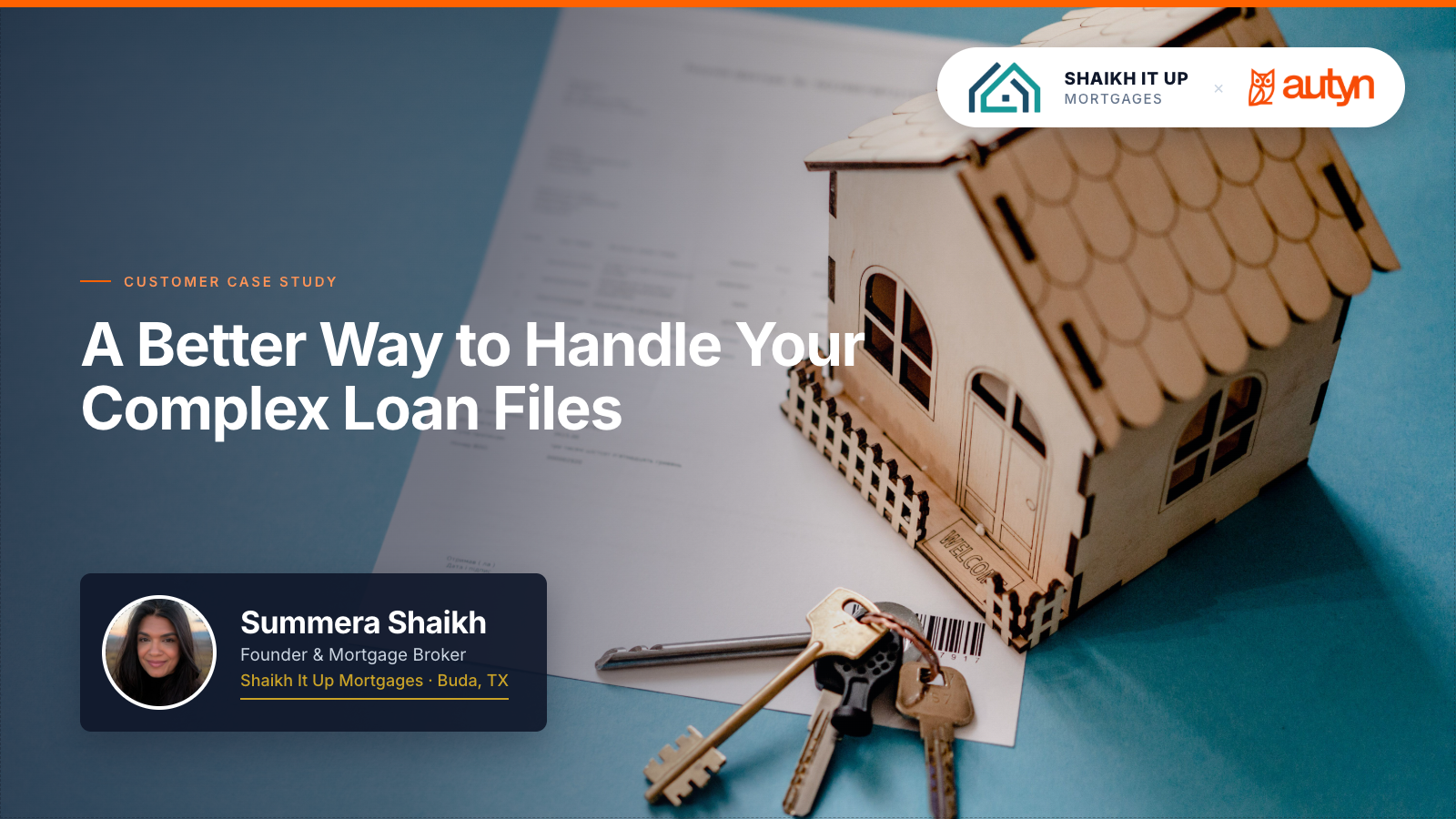 Shaikh It Up Mortgages customer success story — self-employed income analysis with Autyn